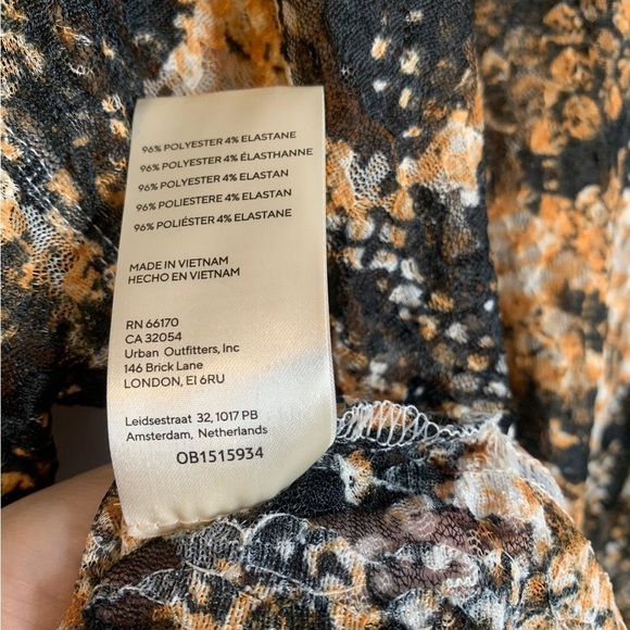 NWT Free People Out For The Night Top in Snake Combo Size Small - Picture 12 of 12